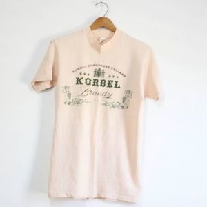 Vintage Korbel Champagne Cellars Brandy T Shirt